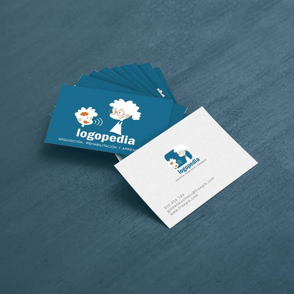 Logotipo para gabinete de logopedia.