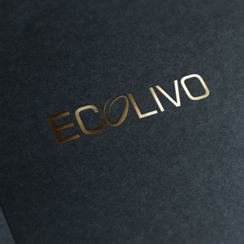Logotipo dorado elegante para empresa.
