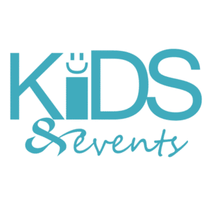 Logotipo colorido para marca infantil.