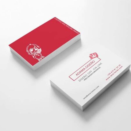 tarjetas de visita para presentaciones comerciales o informacion